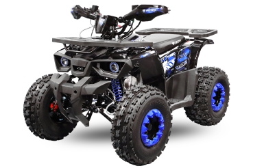 NITRO MOTORS 125cc midi Kinder Quad Rugby RS8-3G Platin